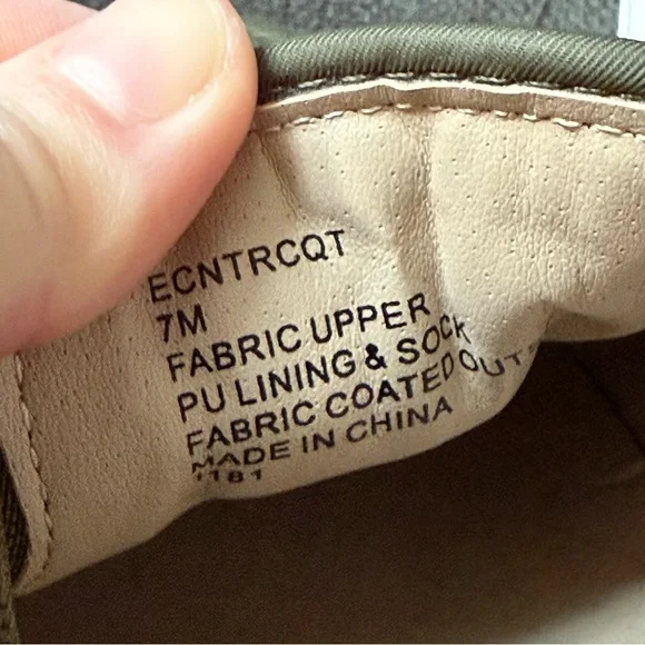 Steve Madden Olive Green Quilted Slip On Loafers - Picture 5 of 7